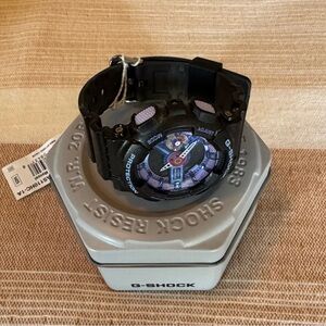 Unisex G-Shock Black and Lavender Watch